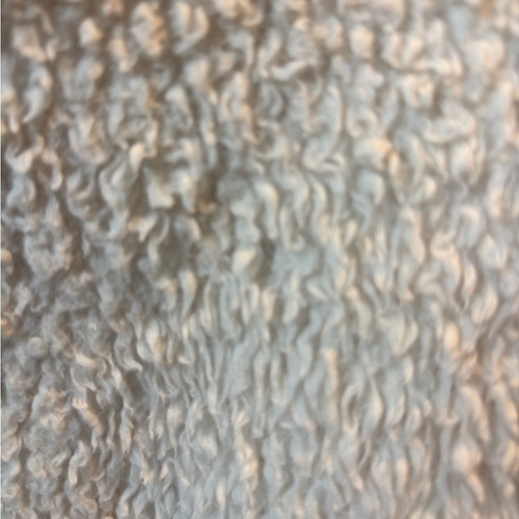 Backcountry Fleece Cream and Tan Sherpa Pullover Jacket - Picture 6 of 8